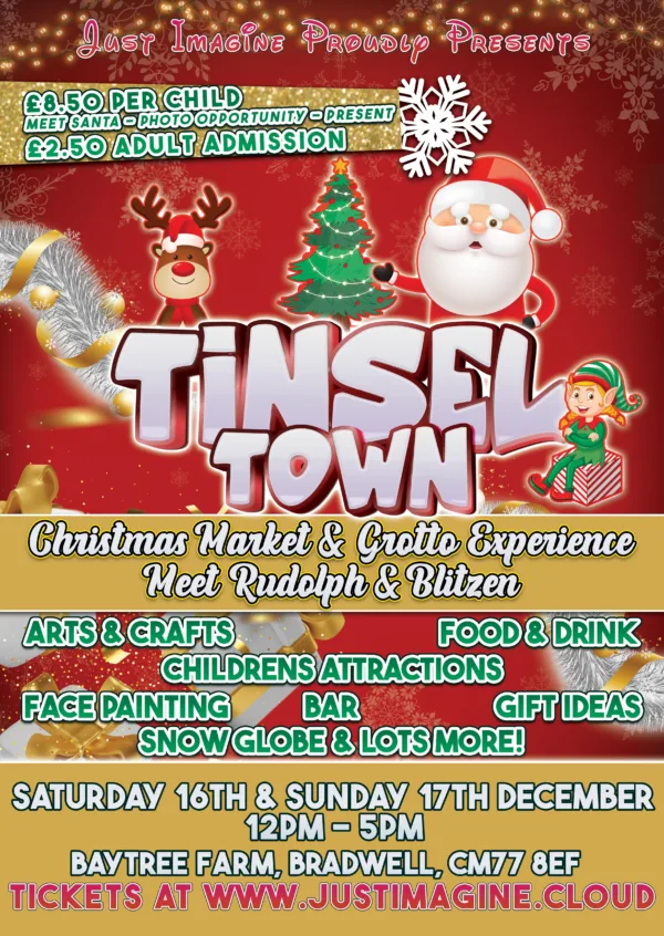 Tinsel Town Christmas Market & Santas Grotto 2023 at Baytree Farm