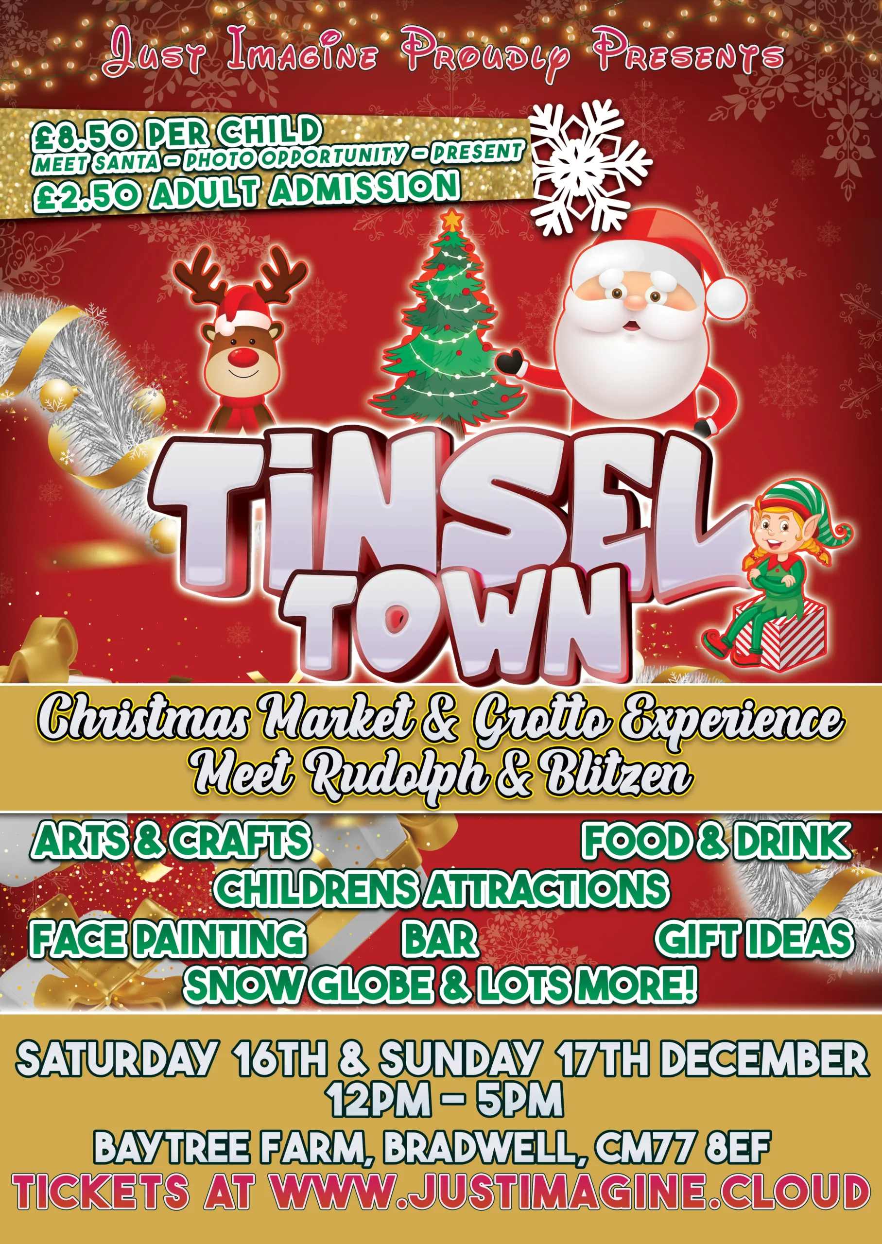 Tinsel Town Christmas Market & Santas Grotto 2023 at Baytree Farm